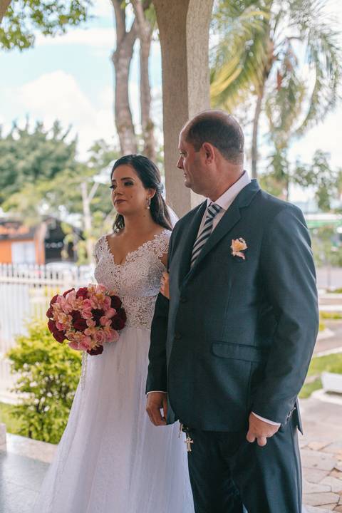 entrada da noiva no altar'