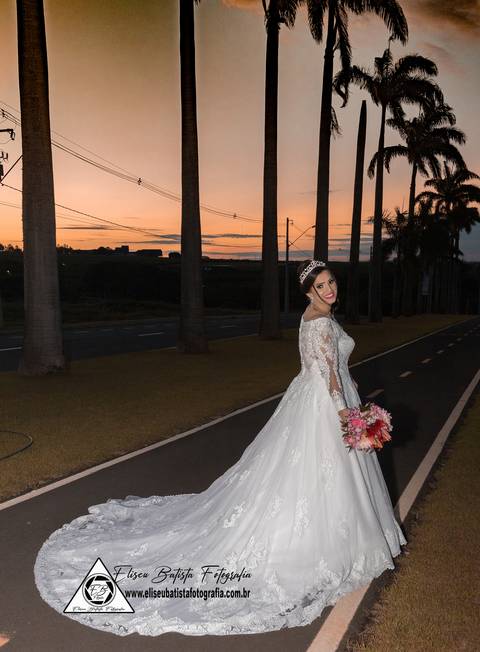 Eliseu Batista fotografia - Vila dorana- casamento Ana Carolyna e Júlio Cesar em Matão SP - foto da noiva'