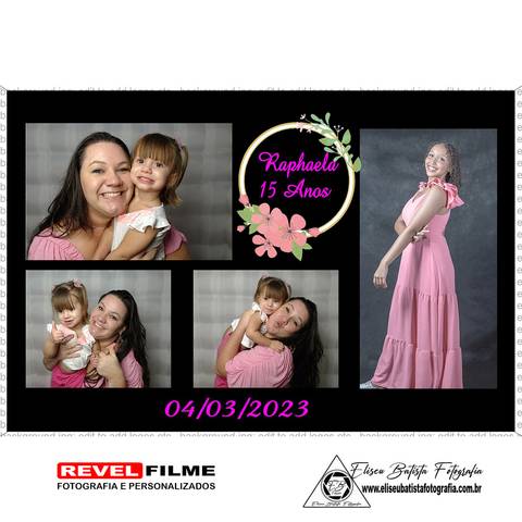 Cabine fotográfica RevelFilme Matão SP - Raphaela 15 anos -Eliseu Batista fotografia'