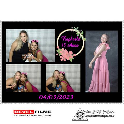 Cabine fotográfica RevelFilme Matão SP - Raphaela 15 anos -Eliseu Batista fotografia'