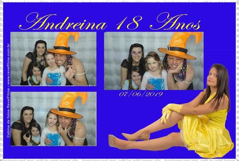 Andreina 18 anos - fotos feito em cabine de selfie RevelFilme'