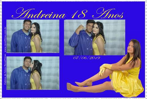 Andreina 18 anos - fotos feito em cabine de selfie RevelFilme'