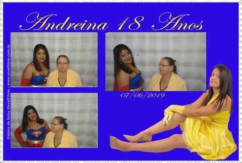 Andreina 18 anos - fotos feito em cabine de selfie RevelFilme'