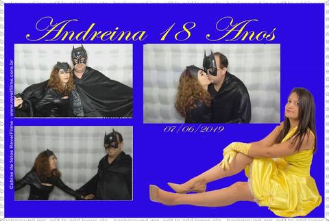Andreina 18 anos - fotos feito em cabine de selfie RevelFilme'