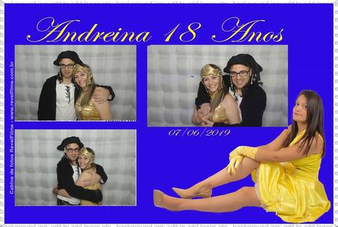 Andreina 18 anos - fotos feito em cabine de selfie RevelFilme'