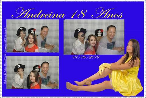 Andreina 18 anos - fotos feito em cabine de selfie RevelFilme'