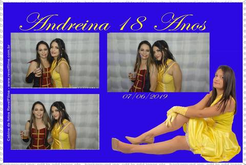 Andreina 18 anos - fotos feito em cabine de selfie RevelFilme'