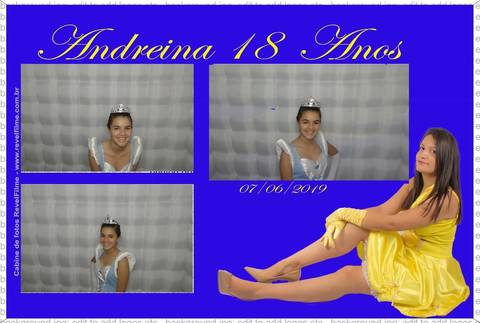Andreina 18 anos - fotos feito em cabine de selfie RevelFilme'