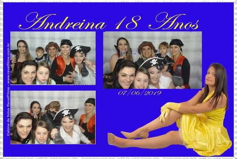 Andreina 18 anos - fotos feito em cabine de selfie RevelFilme'