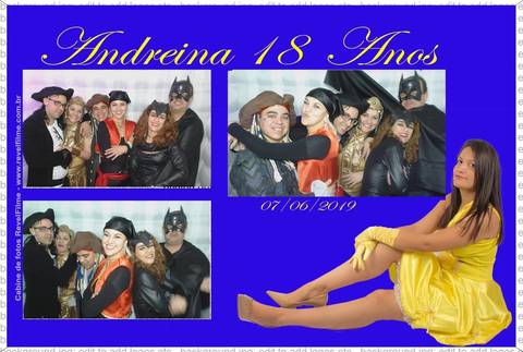 Andreina 18 anos - fotos feito em cabine de selfie RevelFilme'