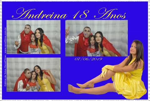 Andreina 18 anos - fotos feito em cabine de selfie RevelFilme'