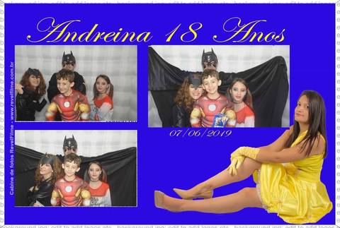 Andreina 18 anos - fotos feito em cabine de selfie RevelFilme'