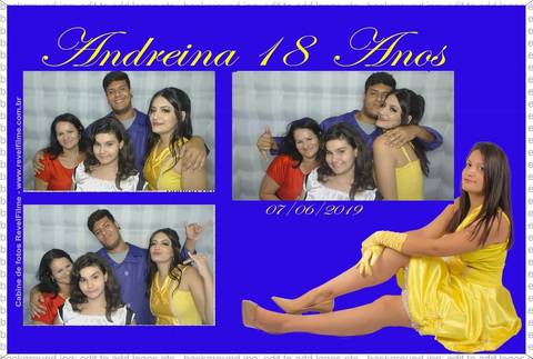 Andreina 18 anos - fotos feito em cabine de selfie RevelFilme'