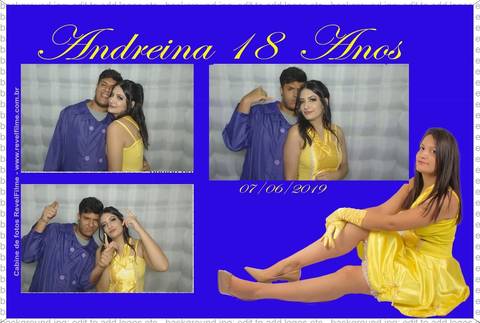 Andreina 18 anos - fotos feito em cabine de selfie RevelFilme'