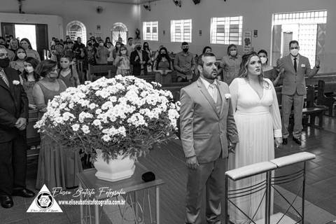 Casamento - Wedding - Rosângela e Rogério 2021 - Eliseu Batista Fotografia - Jailice Batista - REVELFILME - Paróquia São Sebastião Matão SP - Igreja do Paraiso - Recanto do Costela - Casamento em Matão SP'