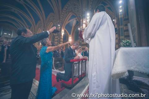 bençãos dos pais aos noivos igreja matriz de jundiai'