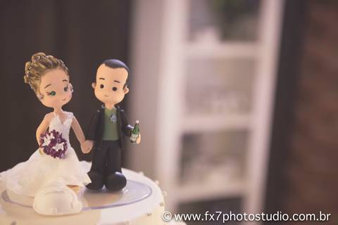 topo de bolos dos noivos personalizados louveira-sp'