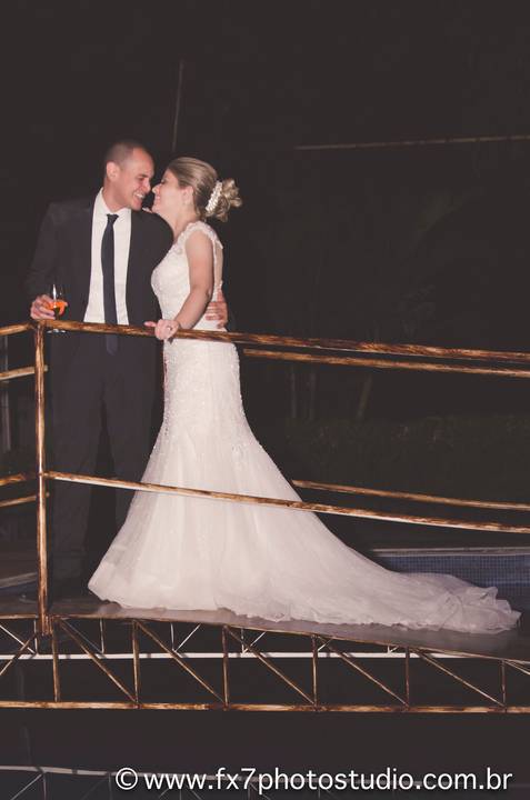 brinde com cascata de fogos casamento louveira sp'