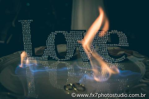 alianças dos noivos com foto - Louveira-SP'