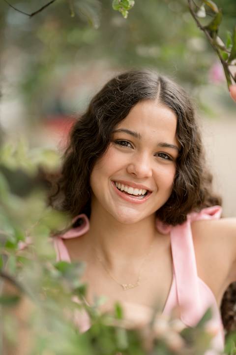 Um ensaio de 15 anos leve pode ser delicado, espontâneo e cheio de naturalidade. '