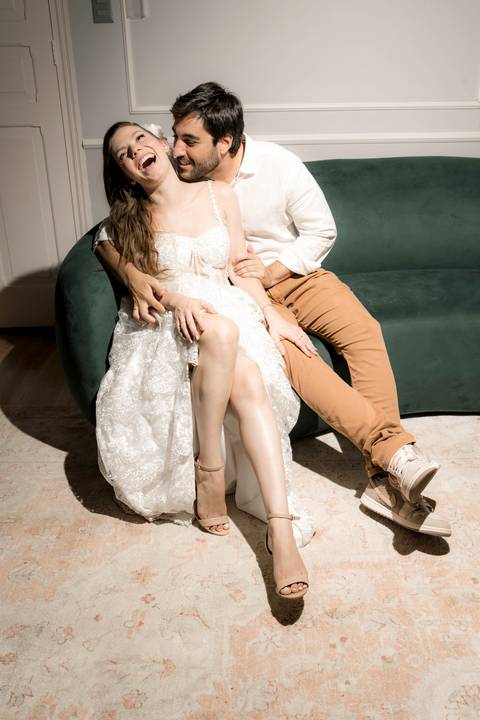 Fotografia de pre wedding no por do sol'