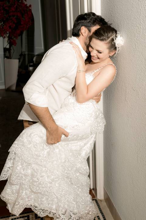 Fotografia de pre wedding no por do sol'