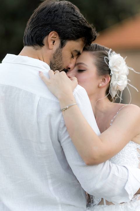 Fotografia de pre wedding no por do sol'