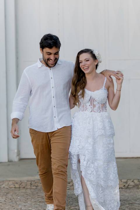 Fotografia de pre wedding no por do sol'