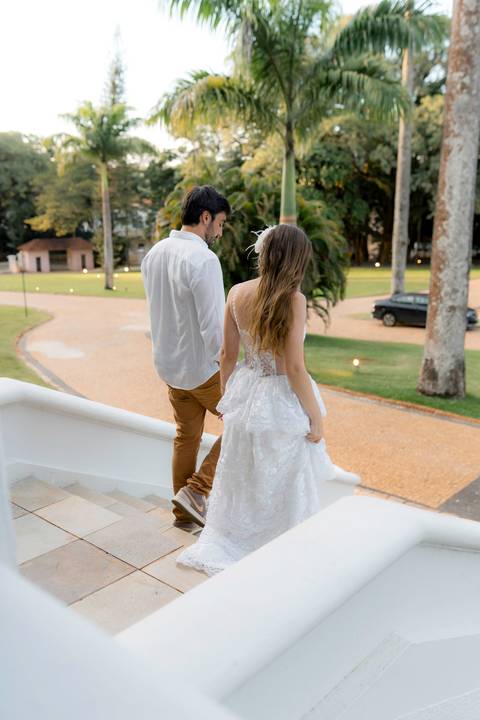 Fotografia de pre wedding no por do sol'