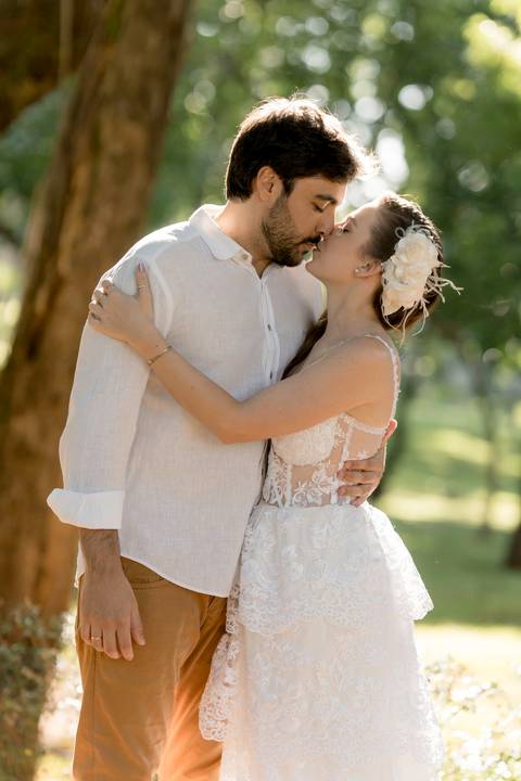 Fotografia de pre wedding no por do sol'