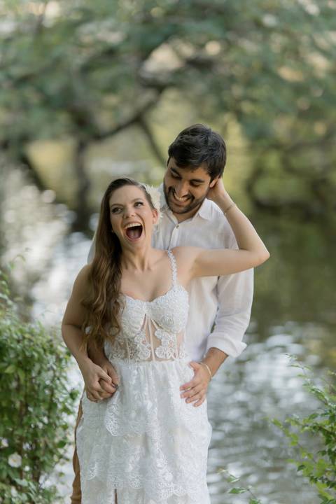 Fotografia de pre wedding no por do sol'