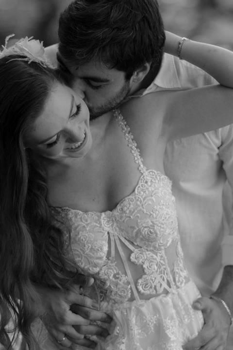 Fotografia de pre wedding no por do sol'