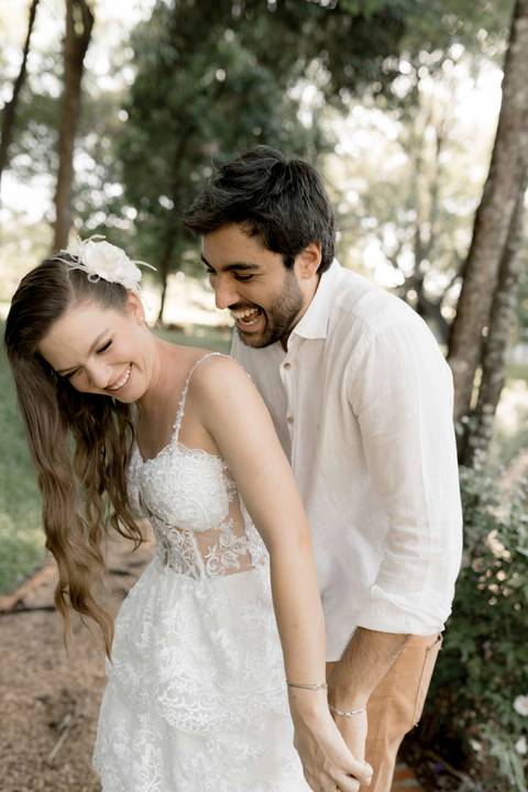 Fotografia de pre wedding no por do sol'