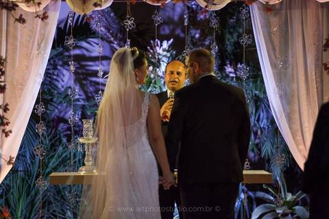Cerimônia de casamento no Oásis Casa de Festas - Rio das Ostras / RJ'