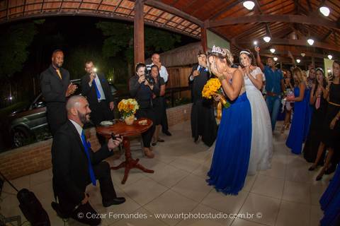 Pedido  de casamento na casa de festas Deck du Peres em Macaé RJ'