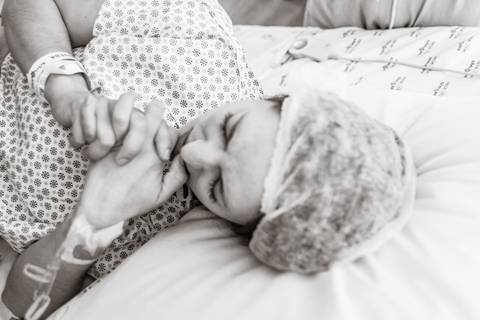 Fotografia de Parto - Matheus - Maternidade São Luiz - São Paulo'