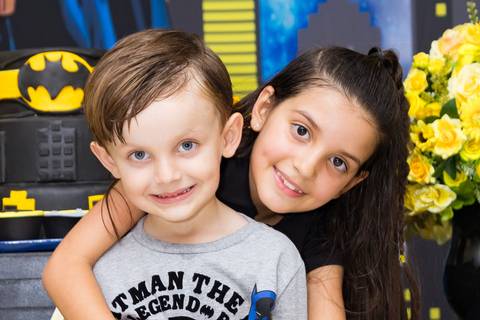 Aniversário Bernardo 4 anos - Decoração Batman'