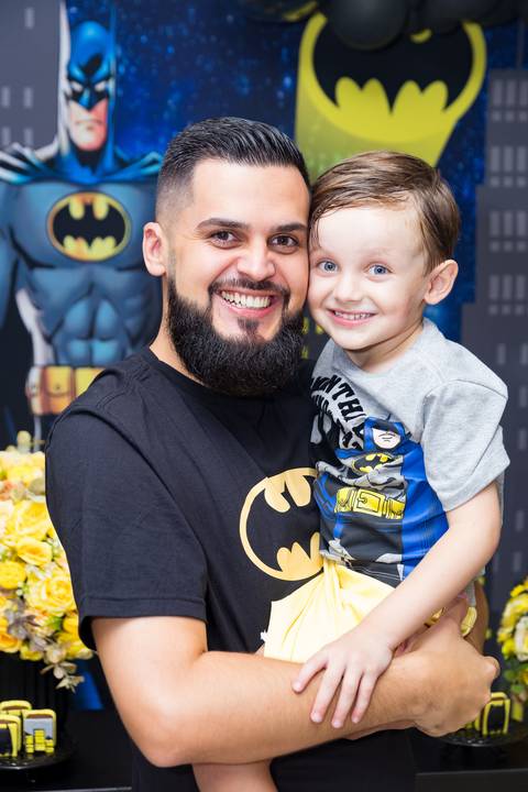 Aniversário Bernardo 4 anos - Decoração Batman'