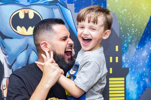 Aniversário Bernardo 4 anos - Decoração Batman'