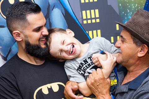 Aniversário Bernardo 4 anos - Decoração Batman'