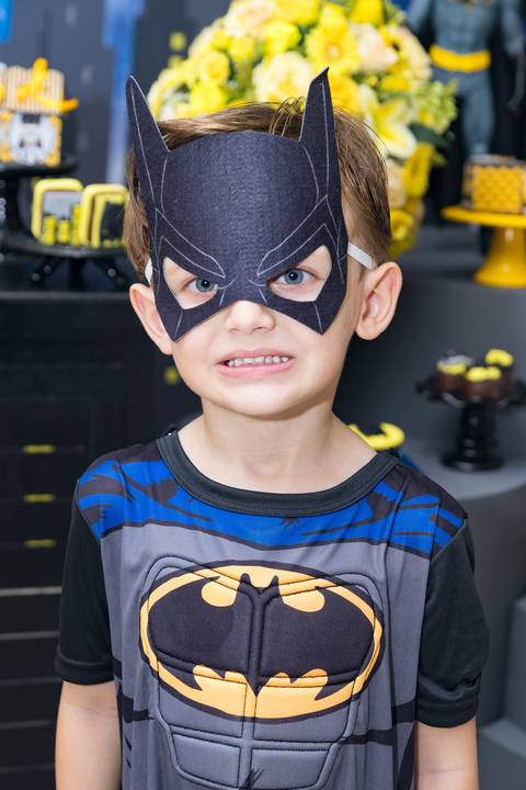 Aniversário Bernardo 4 anos - Decoração Batman'