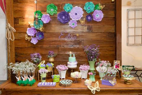 Aniversário Elisa 1 ano | Tema Sininho | Fotografado por Banho de Arte'