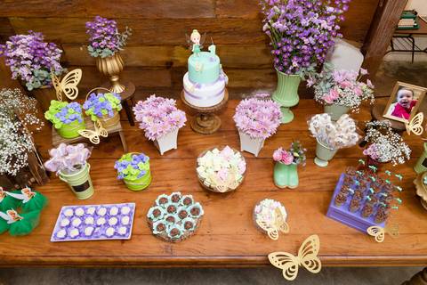 Aniversário Elisa 1 ano | Tema Sininho | Fotografado por Banho de Arte'