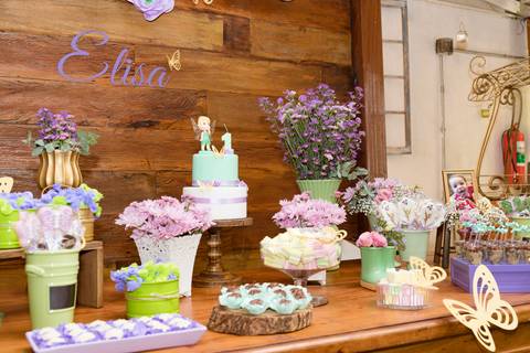 Aniversário Elisa 1 ano | Tema Sininho | Fotografado por Banho de Arte'