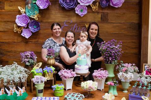 Aniversário Elisa 1 ano | Tema Sininho | Fotografado por Banho de Arte'