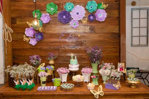 Aniversário Elisa 1 ano | Tema Sininho | Fotografado por Banho de Arte'