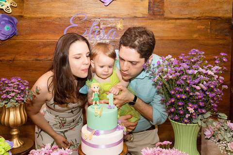 Aniversário Elisa 1 ano | Tema Sininho | Fotografado por Banho de Arte'