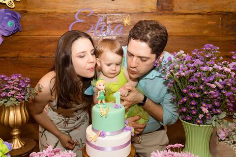 Aniversário Elisa 1 ano | Tema Sininho | Fotografado por Banho de Arte'