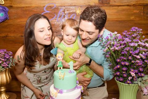 Aniversário Elisa 1 ano | Tema Sininho | Fotografado por Banho de Arte'