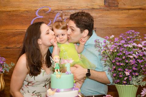 Aniversário Elisa 1 ano | Tema Sininho | Fotografado por Banho de Arte'